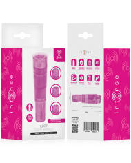 INTENSE KURT MINI MASAJEADOR CON 4 CABEZALES INTERCAMBIABLES ROSA