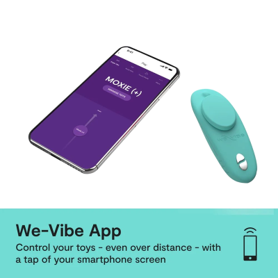WE VIBE MOXIE VIBRADOR PARA BRAGUITAS CON CLIP MAGNETICO AGUA