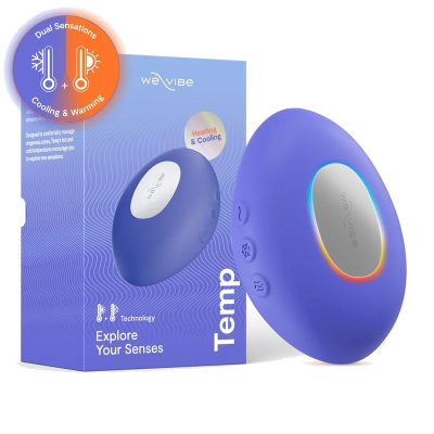 WE VIBE TEMP VIBRADOR CON FUNCION DE CALOR Y FRIO AZUL LAVANDA