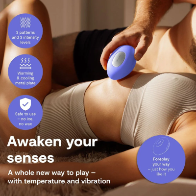 WE VIBE TEMP VIBRADOR CON FUNCION DE CALOR Y FRIO AZUL LAVANDA