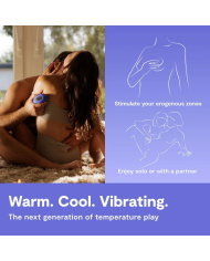 WE VIBE TEMP VIBRADOR CON FUNCION DE CALOR Y FRIO AZUL LAVANDA