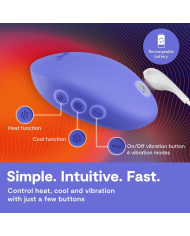 WE VIBE TEMP VIBRADOR CON FUNCION DE CALOR Y FRIO AZUL LAVANDA