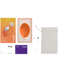 WE VIBE TEMP VIBRADOR CON FUNCION DE CALOR Y FRIO MANDARINA