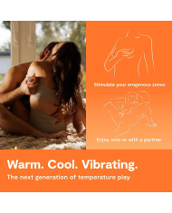 WE VIBE TEMP VIBRADOR CON FUNCION DE CALOR Y FRIO MANDARINA
