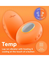 WE VIBE TEMP VIBRADOR CON FUNCION DE CALOR Y FRIO MANDARINA
