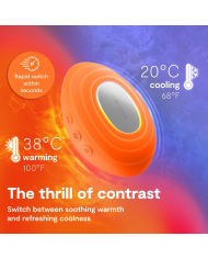 WE VIBE TEMP VIBRADOR CON FUNCION DE CALOR Y FRIO MANDARINA