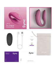 WE VIBE SYNC 2 VIBRADOR AJUSTABLE PARA PAREJAS ROSA