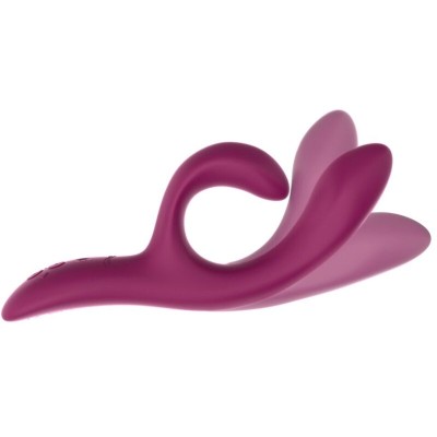 WE VIBE NOVA 2 VIBRADOR RABBIT FLEXIBLE CON 10 MODOS DE VIBRACION Y CONTROL POR APP MORADO