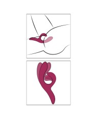 WE VIBE NOVA 2 VIBRADOR RABBIT FLEXIBLE CON 10 MODOS DE VIBRACION Y CONTROL POR APP MORADO