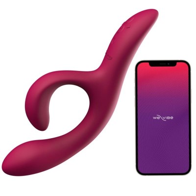 WE VIBE NOVA 2 VIBRADOR RABBIT FLEXIBLE CON 10 MODOS DE VIBRACION Y CONTROL POR APP MORADO
