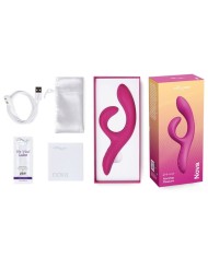 WE VIBE NOVA 2 VIBRADOR RABBIT FLEXIBLE CON 10 MODOS DE VIBRACION Y CONTROL POR APP MORADO