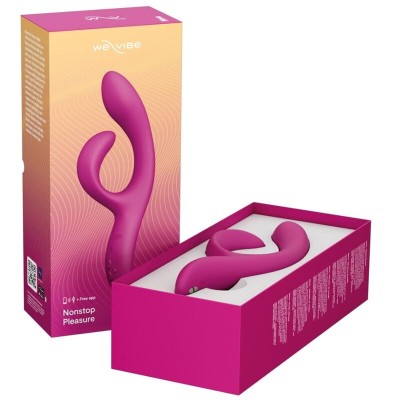 WE VIBE NOVA 2 VIBRADOR RABBIT FLEXIBLE CON 10 MODOS DE VIBRACION Y CONTROL POR APP MORADO