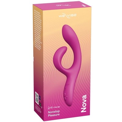 WE VIBE NOVA 2 VIBRADOR RABBIT FLEXIBLE CON 10 MODOS DE VIBRACION Y CONTROL POR APP MORADO