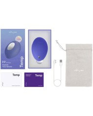 WE VIBE TEMP VIBRADOR CON FUNCION DE CALOR Y FRIO AZUL LAVANDA