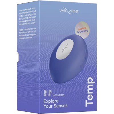 WE VIBE TEMP VIBRADOR CON FUNCION DE CALOR Y FRIO AZUL LAVANDA