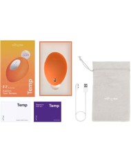 WE VIBE TEMP VIBRADOR CON FUNCION DE CALOR Y FRIO MANDARINA
