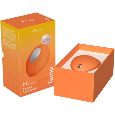 WE VIBE TEMP VIBRADOR CON FUNCION DE CALOR Y FRIO MANDARINA