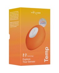 WE VIBE TEMP VIBRADOR CON FUNCION DE CALOR Y FRIO MANDARINA