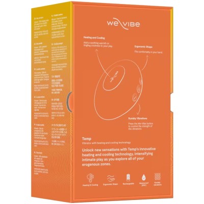 WE VIBE TEMP VIBRADOR CON FUNCION DE CALOR Y FRIO MANDARINA