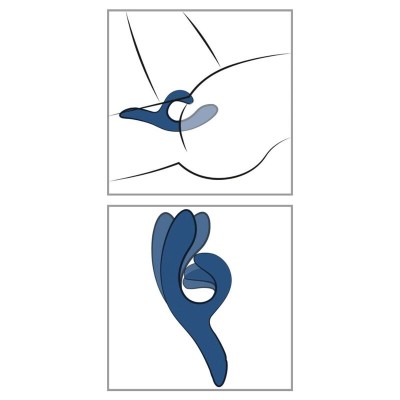 WE VIBE NOVA 2 VIBRADOR RABBIT AZUL MEDIANOCHE