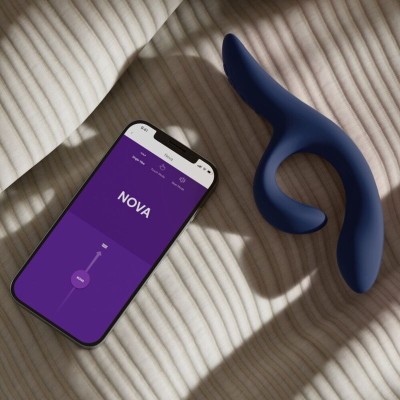 WE VIBE NOVA 2 VIBRADOR RABBIT AZUL MEDIANOCHE