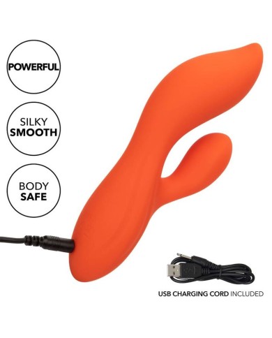 CALEXOTICS STELLA DUAL TEASER NARANJA CALEXOTICS STELLA DUAL TEASER NARANJA