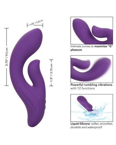 CALEXOTICS STELLA DUAL PLEASER VIOLETA CALEXOTICS STELLA DUAL PLEASER VIOLETA