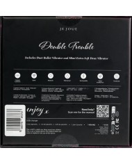 JE JOUE DOUBLE TROUBLE SET DE VIBRADORES RECARGABLES