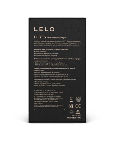 LELO LILY 3 MASAJEADOR PERSONAL VERDE AGUA LELO LILY 3 MASAJEADOR PERSONAL VERDE AGUA