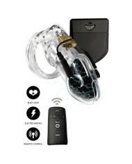 HIDDEN DESIRE EXTREME PENIS GEAR JAULA DE CASTIDAD CON ELECTROESTIMULACION Y CONTROL REMOTO TRANSPARENTE