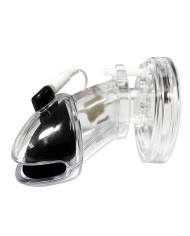 HIDDEN DESIRE EXTREME PENIS GEAR JAULA DE CASTIDAD CON ELECTROESTIMULACION Y CONTROL REMOTO TRANSPARENTE