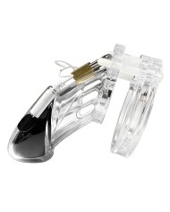 HIDDEN DESIRE EXTREME PENIS GEAR JAULA DE CASTIDAD CON ELECTROESTIMULACION Y CONTROL REMOTO TRANSPARENTE