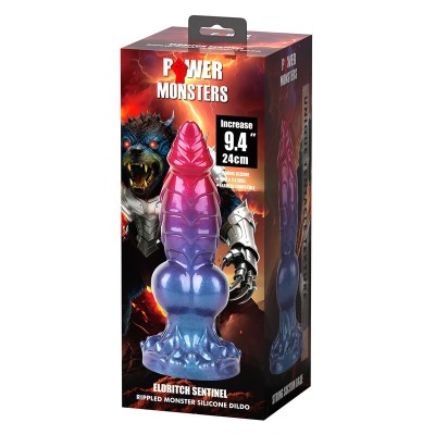 POWER MONSTERS ELDRITCH SENTINEL DILDO FANTASIA BICOLOR 24 CM O 5 CM