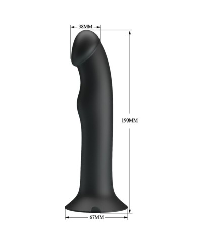 PRETTY LOVE MURRAY VIBRADOR Y ONDAS ESTIMULADORAS DE CLITORIS NEGRO