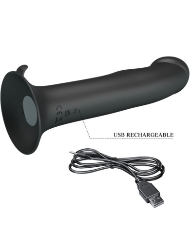 PRETTY LOVE MURRAY VIBRADOR Y ONDAS ESTIMULADORAS DE CLITORIS NEGRO