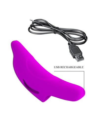 PRETTY LOVE DELPHINI PODEROSO ESTIMULADOR DE DEDO MORADO PRETTY LOVE DELPHINI PODEROSO ESTIMULADOR DE DEDO MORADO