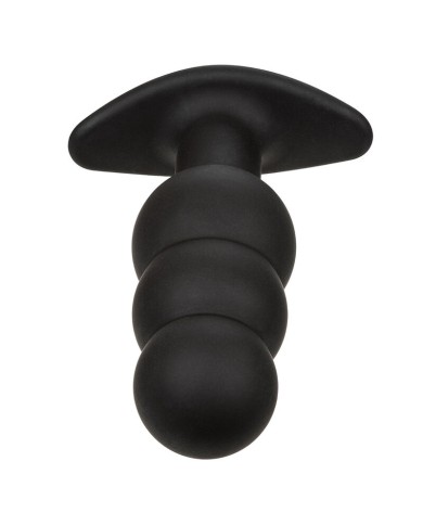 CALEXOTICS ROCK BOTTOM PLUG ANAL CON CUENTAS 10 VIBRACIONES SILICONA NEGRO CALEXOTICS ROCK BOTTOM PLUG ANAL CON CUENTAS 10 VIBRACIONES SILICONA NEGRO