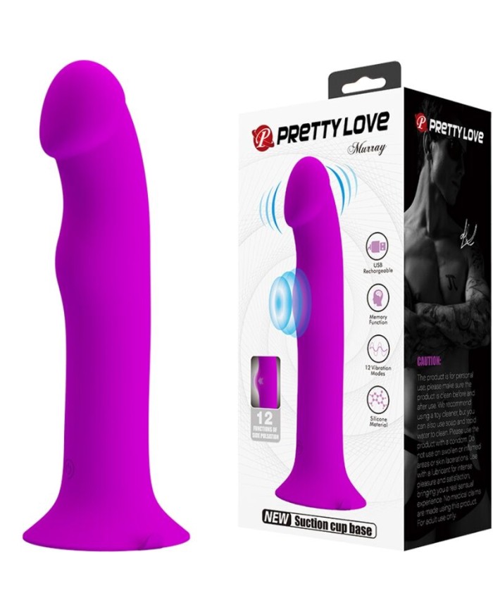 PRETTY LOVE MURRAY VIBRADOR Y ESTIMULADOR PUNTO G MORADO