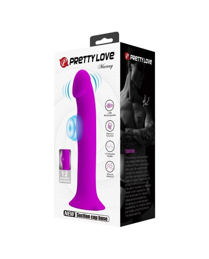 PRETTY LOVE MURRAY VIBRADOR Y ESTIMULADOR PUNTO G MORADO