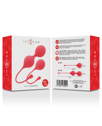 INTENSE BOLAS KEGEL PACK KENDALL ROJO INTENSE BOLAS KEGEL PACK KENDALL ROJO