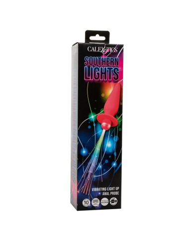 CALEXOTICS SOUTHERN LIGHTS LIGHT UP PLUG ANAL CON LUCES 10 VIBRACIONES SILICONA ROSA CALEXOTICS SOUTHERN LIGHTS LIGHT UP PLUG ANAL CON LUCES 10 VIBRACIONES SILICONA ROSA
