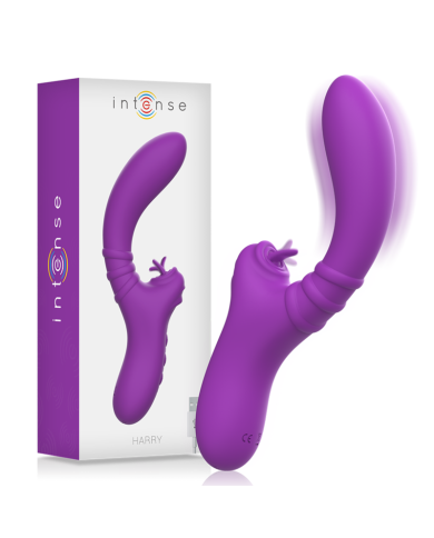INTENSE HARRY VIBRADOR FLEXIBLE CON LENGUA MORADO INTENSE HARRY VIBRADOR FLEXIBLE CON LENGUA MORADO