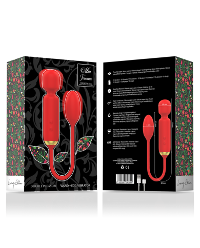 MIA TOSCANA DOUBLE PLEASURE WAND HUEVO VIBRADOR MIA TOSCANA DOUBLE PLEASURE WAND HUEVO VIBRADOR