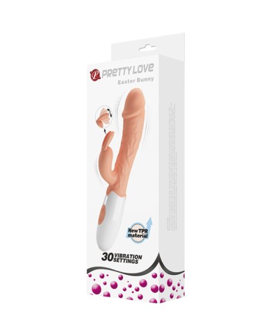 PRETTY LOVE EASTER BUNNY VIBRADOR CON ESTIMULADOR PRETTY LOVE EASTER BUNNY VIBRADOR CON ESTIMULADOR