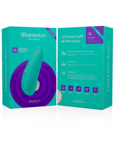 WOMANIZER STARLET 3 ESTIMULADOR CLITORIS TURQUESA WOMANIZER STARLET 3 ESTIMULADOR CLITORIS TURQUESA