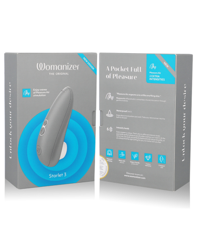 WOMANIZER STARLET 3 ESTIMULADOR CLITORIS GRIS WOMANIZER STARLET 3 ESTIMULADOR CLITORIS GRIS