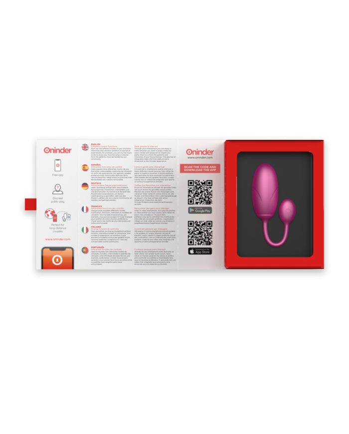 ONINDER TOKYO HUEVO VIBRADOR ROSA 75 X 32 CM APP GRATUITA