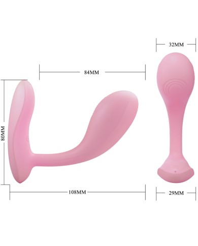 PRETTY LOVE BAIRD G SPOT 12 VIBRACIONES RECARGABLE ROSA APP PRETTY LOVE BAIRD G SPOT 12 VIBRACIONES RECARGABLE ROSA APP