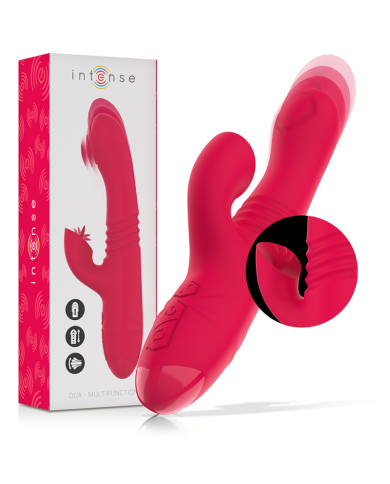 INTENSE DUA VIBRADOR MULTIFUNCION RECARGABLE UP DOWN CON LENGUA ROJO INTENSE DUA VIBRADOR MULTIFUNCION RECARGABLE UP DOWN CON LENGUA ROJO