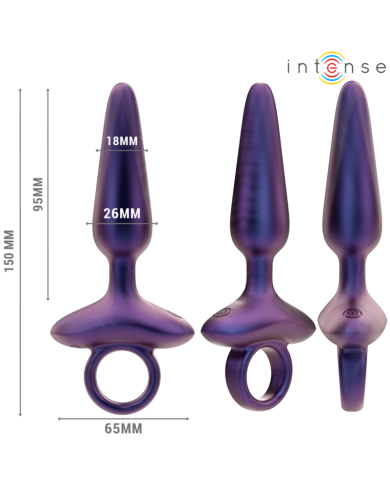 INTENSE MARLON PLUG ANAL VIBRADOR MODELO 4 CONTROL REMOTO INTENSE MARLON PLUG ANAL VIBRADOR MODELO 4 CONTROL REMOTO